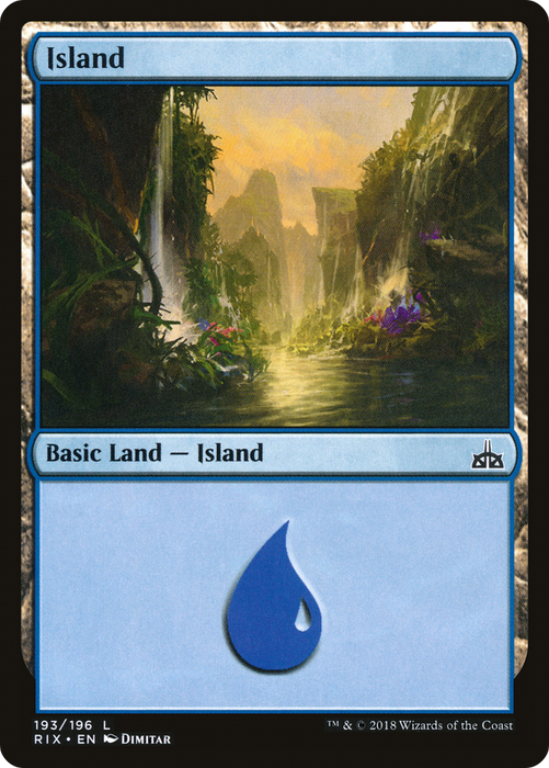 Island (RIX-193) - common - Foil