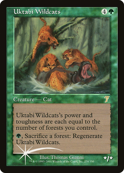 Uktabi Wildcats (7ED-278★) - rare - Foil