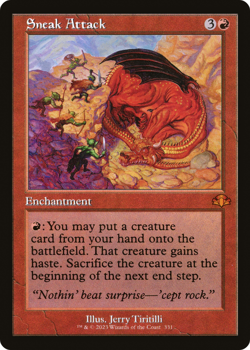 Sneak Attack (DMR-331) - mythic - Foil