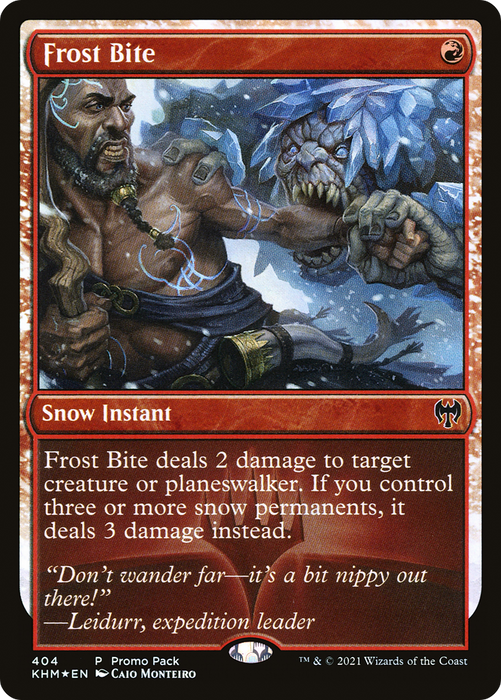 Frost Bite (PPKHM-404) - common: (snow) - Foil