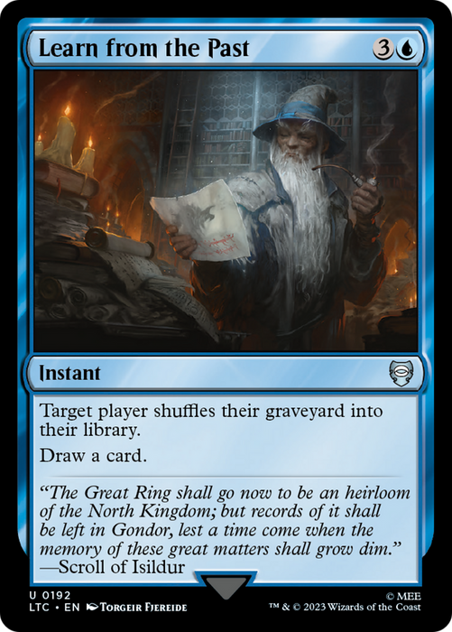 Learn from the Past (LTC-192) - uncommon