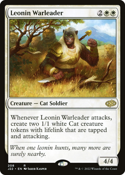 Leonin Warleader (J22-208) - rare