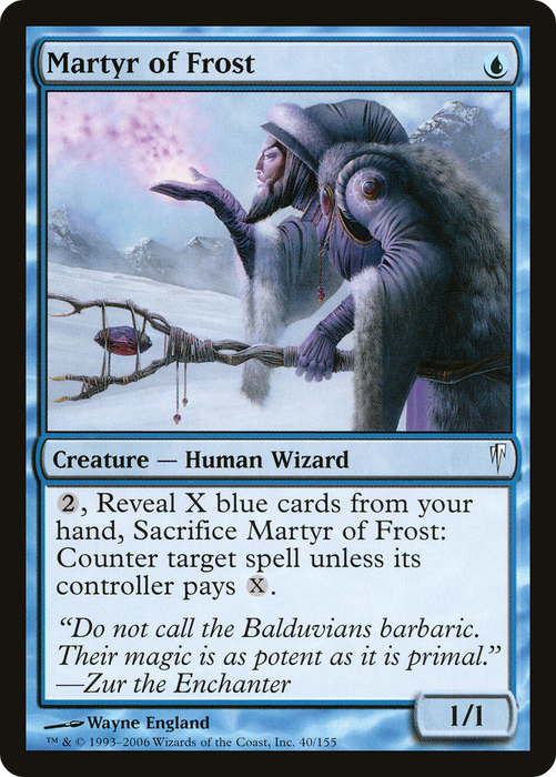 Martyr of Frost (CSP-040) - common