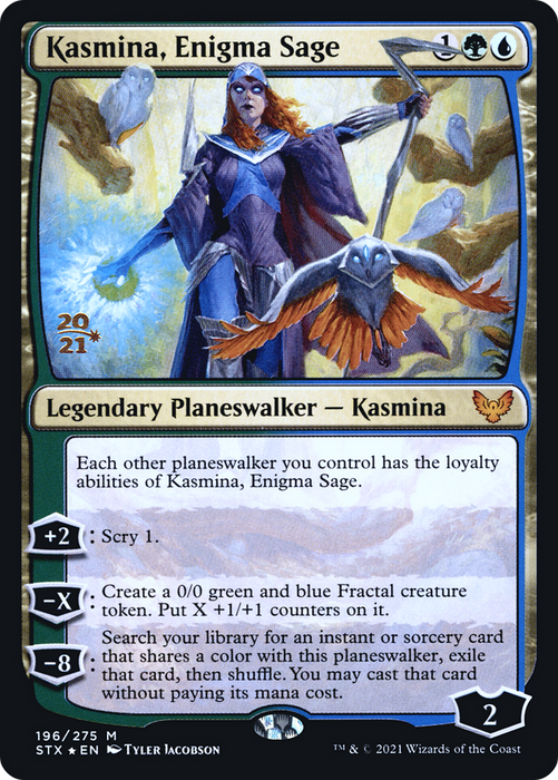 Kasmina, Enigma Sage (PRE-196S) - mythic - Foil