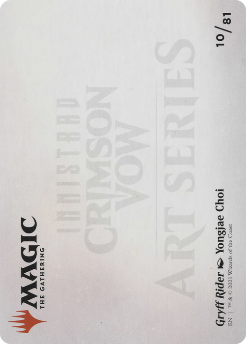 Gryff Rider // Gryff Rider (AVOW-010) - common (Borderless) - Foil