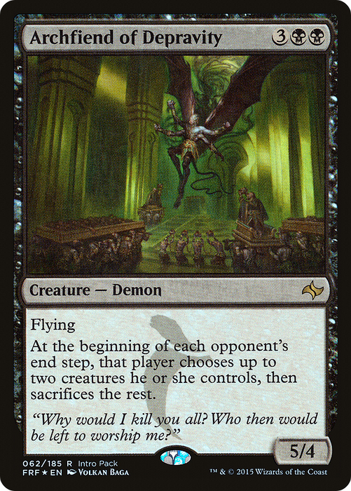 Archfiend of Depravity (UMP-062) - rare - Foil