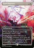 Spark Rupture (MAT-055) - rare: (Showcase) (Borderless) - Foil