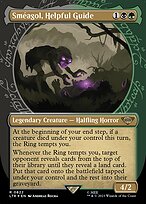 Sméagol, Helpful Guide (LTR-822) - rare: (Showcase) (Borderless) - Foil