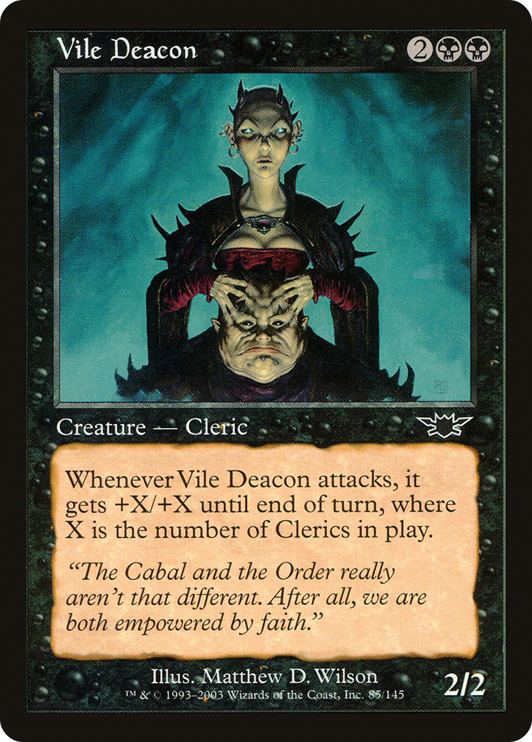 Vile Deacon (LGN-085) - common - Foil