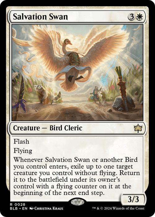 Salvation Swan (BLB-028) - rare - Foil
