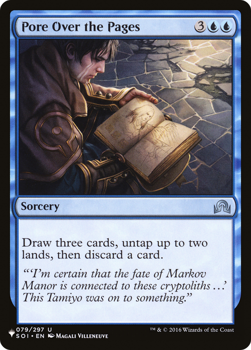 Pore Over the Pages (LIST-SOI-79) - uncommon