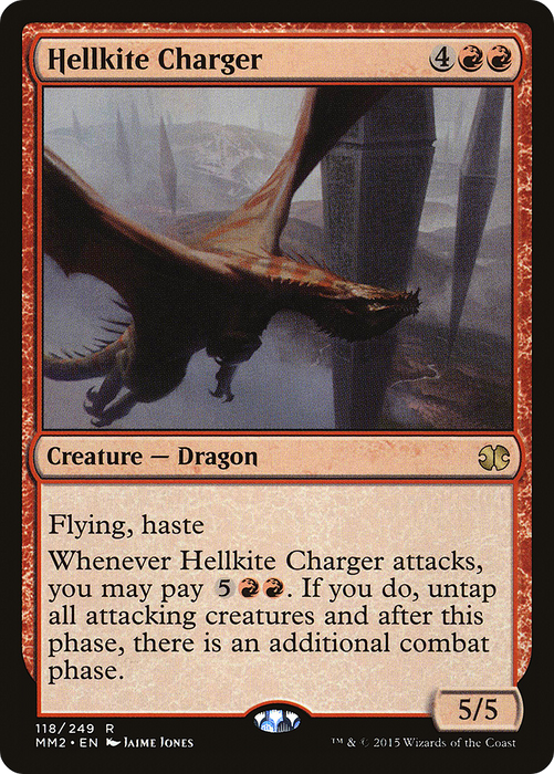 Hellkite Charger (MM2-118) - rare - Foil