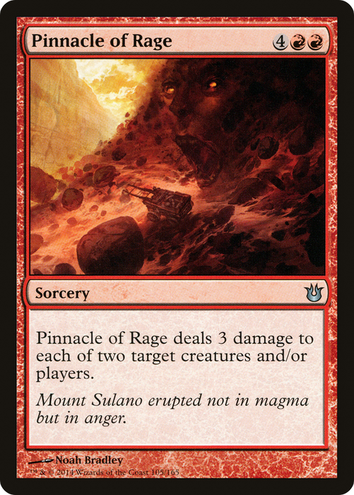 Pinnacle of Rage (BNG-105) - uncommon