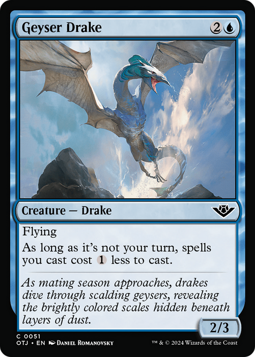Geyser Drake (OTJ-051) - common - Foil