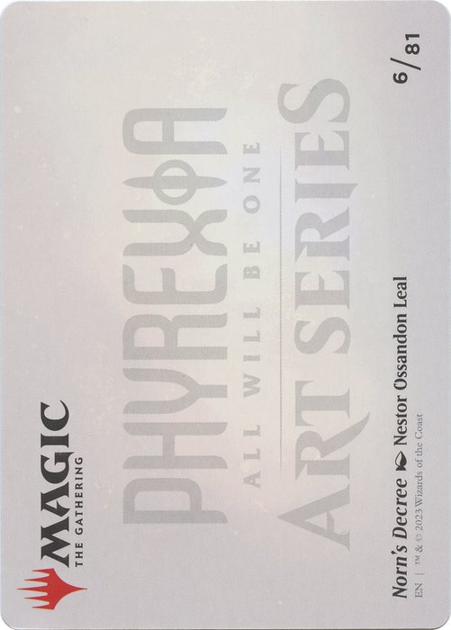 Norn's Decree // Norn's Decree (AONE-006) - common (Borderless) - Foil