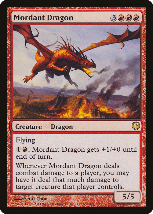 Mordant Dragon (DDG-058) - rare