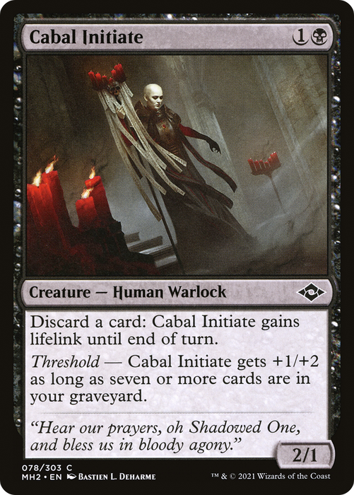 Cabal Initiate (MH2-078) - common - Foil