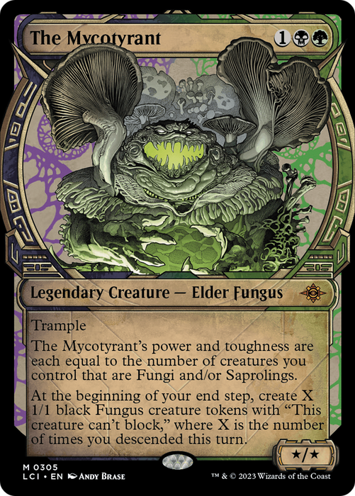 The Mycotyrant (LCI-305) - mythic: (Showcase) - Foil