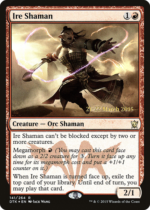 Ire Shaman (PRE-141S) - rare - Foil