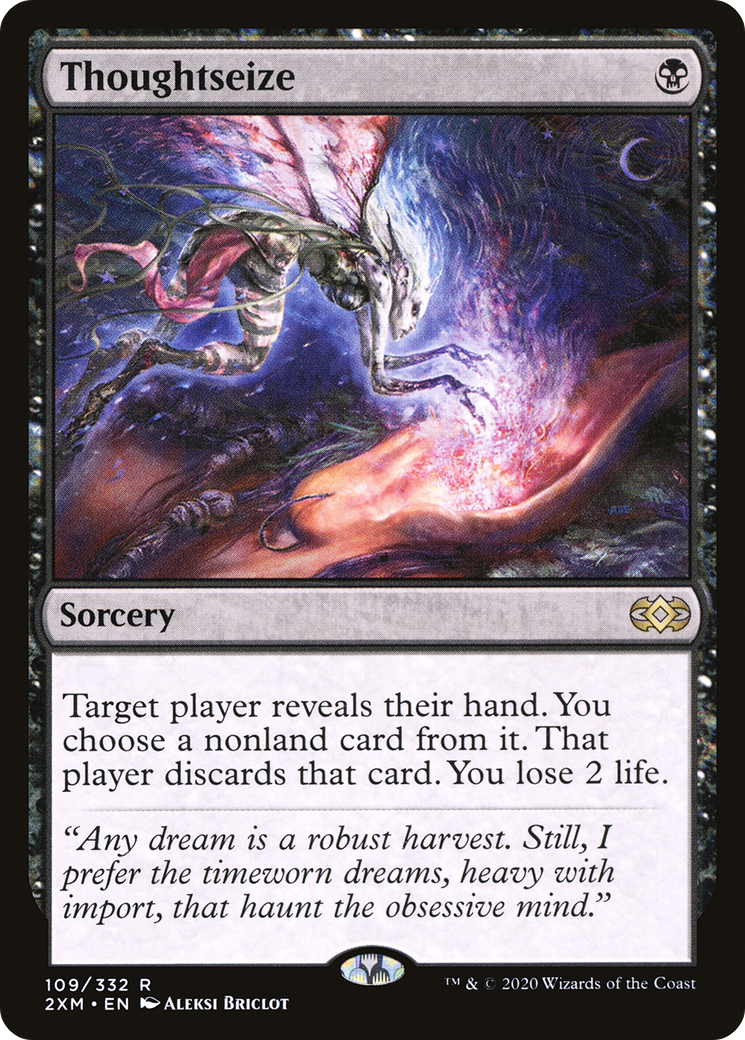 Thoughtseize (2XM-109) - rare - Foil