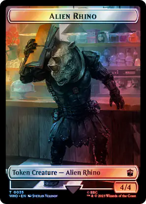 Alien Rhino (TWHO-035) - common - Foil