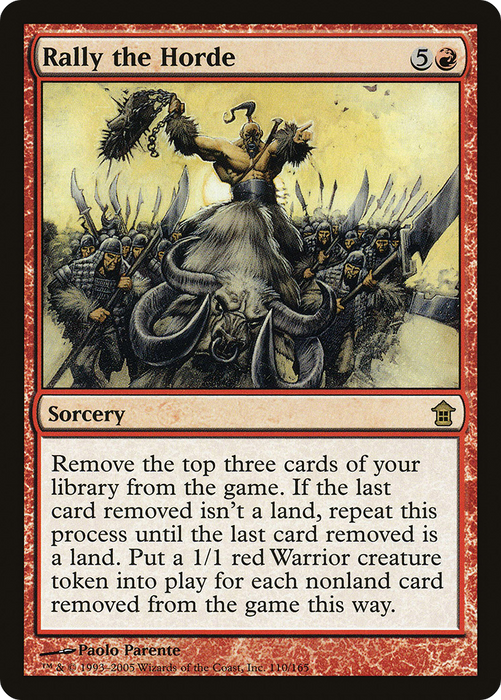 Rally the Horde (SOK-110) - rare