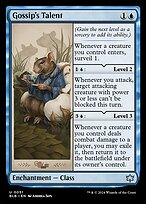 Gossip's Talent (BLB-051) - uncommon - Foil