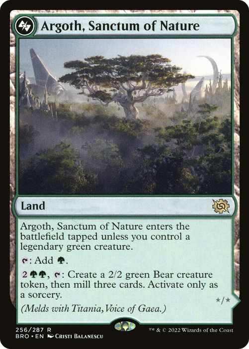 Argoth, Sanctum of Nature (BRO-256A) - rare