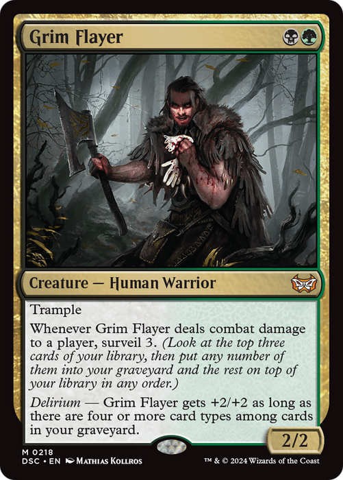Grim Flayer (DSC-218) - rare