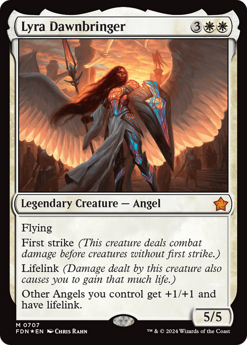 Lyra Dawnbringer (FDN-707) - mythic - Foil
