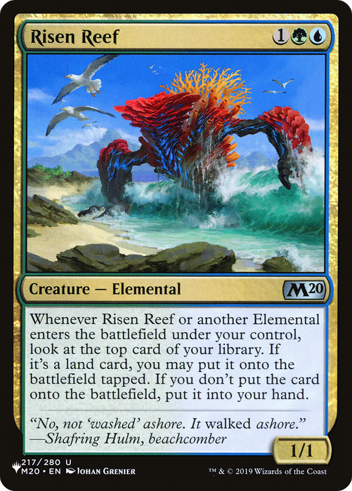 Risen Reef (LIST-M20-217) - uncommon