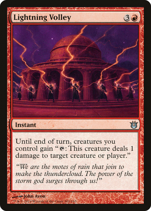 Lightning Volley (BNG-101) - uncommon