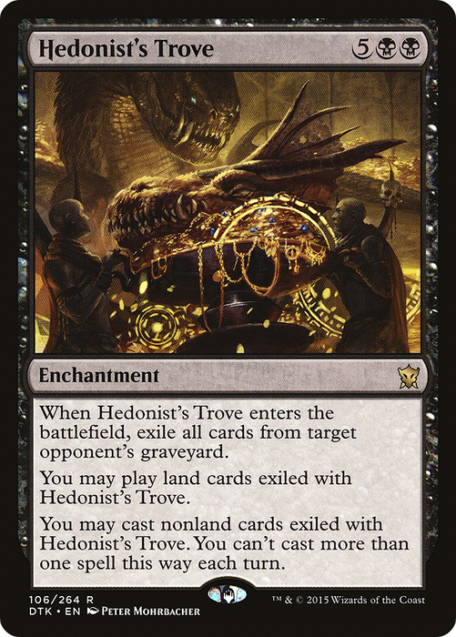 Hedonist's Trove (DTK-106) - rare - Foil