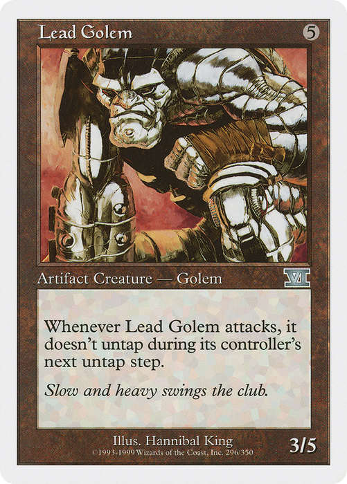 Lead Golem (6ED-296) - uncommon