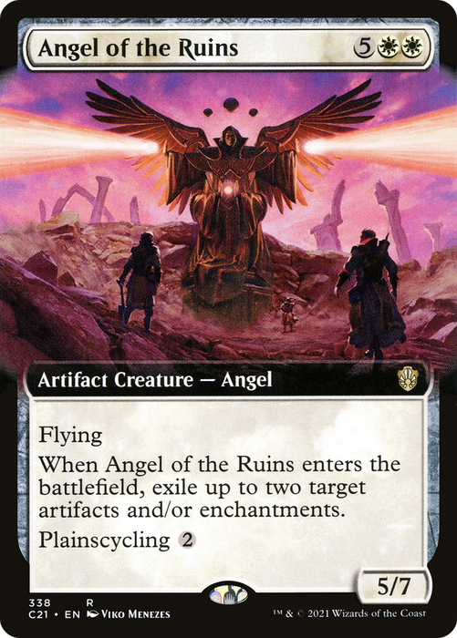 Angel of the Ruins (C21-338) - rare: (Extended Art)