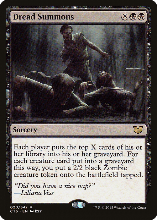 Dread Summons (C15-020) - rare