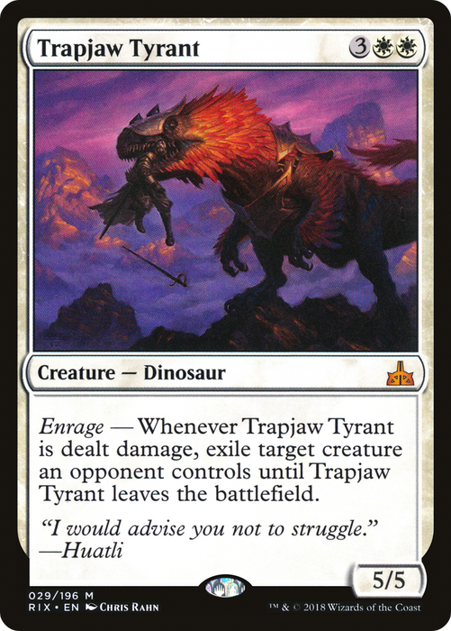 Trapjaw Tyrant (RIX-029) - mythic - Foil