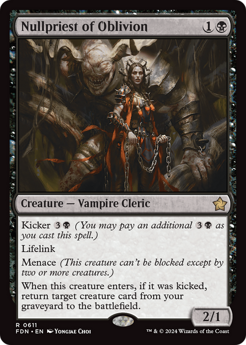 Nullpriest of Oblivion (FDN-611) - rare