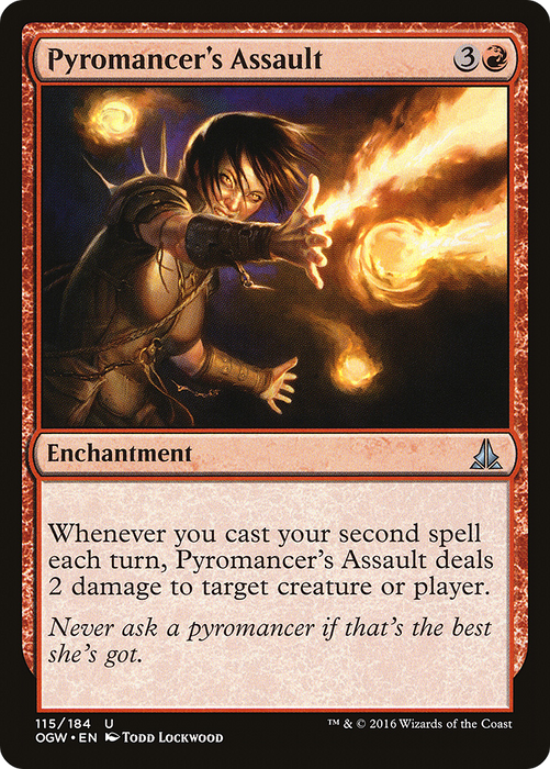 Pyromancer's Assault (OGW-115) - uncommon