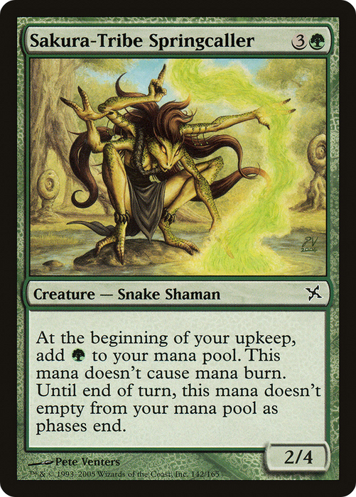 Sakura-Tribe Springcaller (BOK-142) - common - Foil