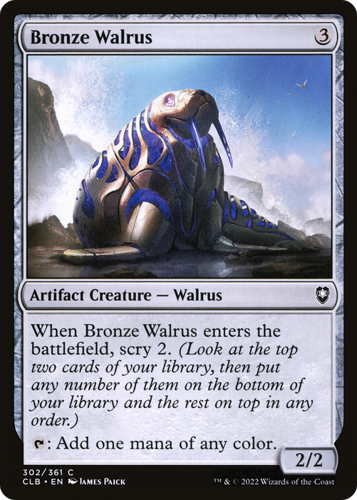 Bronze Walrus (CLB-302) - common