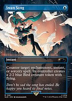 Swan Song (SLD-1591) - rare (Borderless) - Foil