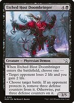 Etched Host Doombringer (MOM-102) - common - Foil