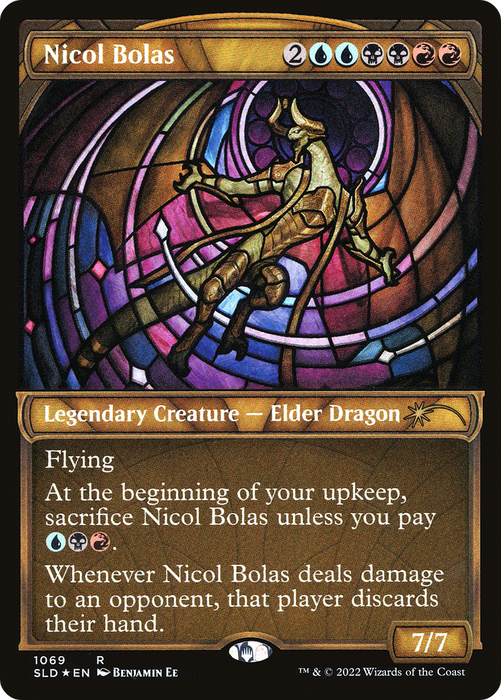 Nicol Bolas (SLD-1069) - rare: (Showcase) - Foil