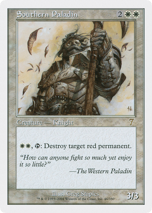 Southern Paladin (7ED-046) - rare