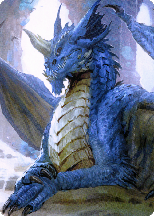 Young Blue Dragon // Young Blue Dragon (ACLB-027) - common (Borderless)