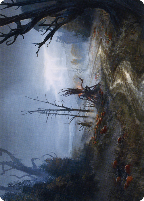 Overgrown Farmland // Overgrown Farmland (AMID-074) - common (Borderless) - Foil