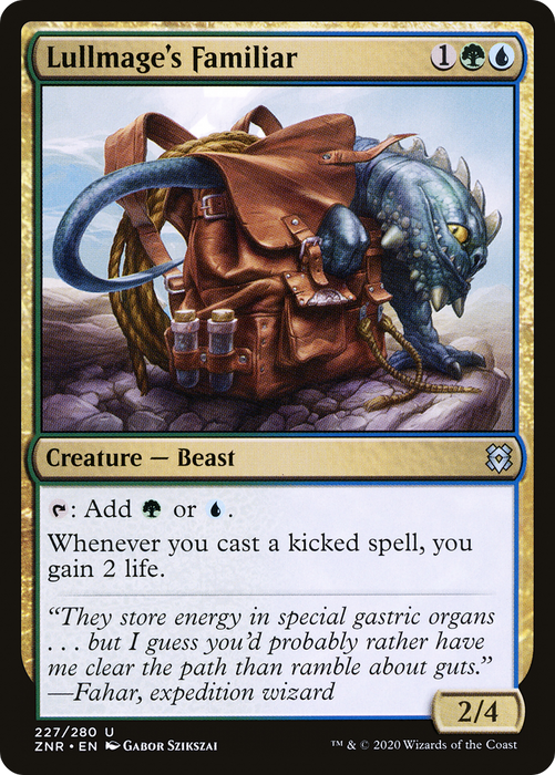 Lullmage's Familiar (ZNR-227) - uncommon - Foil