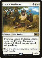 Leonin Warleader (M19-023) - rare