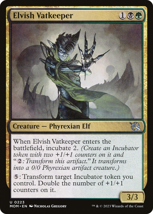 Elvish Vatkeeper (MOM-223) - uncommon - Foil